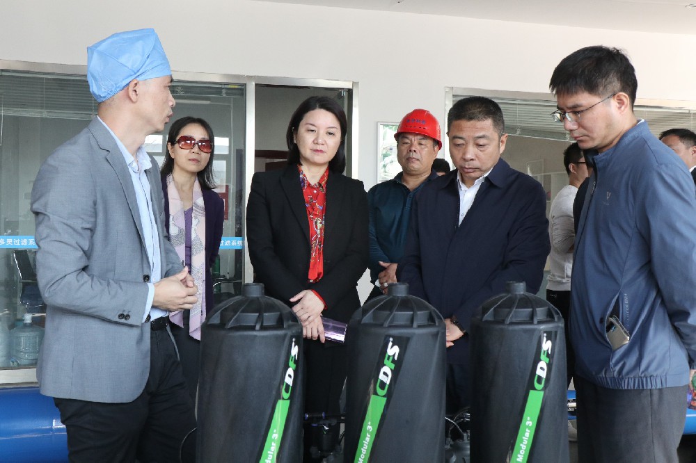 省商務(wù)廳帶隊來園調(diào)研，多靈又添新動能！